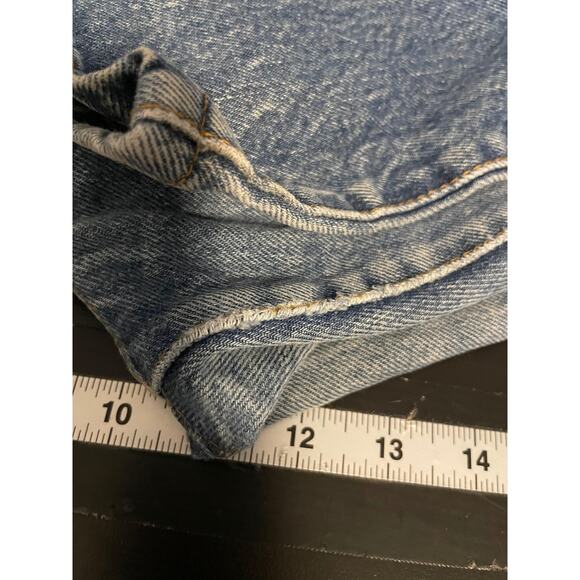 Vintage Levis 501 XX Jeans Juniors 13 Blue Denim Button Fly Faded Distressed 90s - Picture 9 of 11